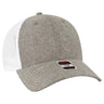 OTTO CAP 6 Panel Low Profile Mesh Back Trucker Hat OTTO 83 - 473 Ch.Gry/Wht OSFM - Adult Hats