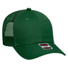 OTTO CAP 6 Panel Low Profile Mesh Back Trucker Hat OTTO 83 - 473 Dk. Green OSFM - Adult Hats