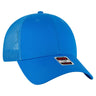 OTTO CAP 6 Panel Low Profile Mesh Back Trucker Hat OTTO 83 - 473 Lake Blue OSFM - Adult Hats
