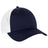 OTTO CAP 6 Panel Low Profile Mesh Back Trucker Hat OTTO 83 - 473 Nvy/Nvy/Wht OSFM - Adult Hats