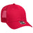 OTTO CAP 6 Panel Low Profile Mesh Back Trucker Hat OTTO 83 - 473 Red OSFM - Adult Hats