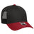 OTTO CAP 6 Panel Low Profile Mesh Back Trucker Hat OTTO 83 - 473 Red/Blk OSFM - Adult Hats