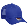 OTTO CAP 6 Panel Low Profile Mesh Back Trucker Hat OTTO 83 - 473 Royal OSFM - Adult Hats
