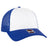 OTTO CAP 6 Panel Low Profile Mesh Back Trucker Hat OTTO 83 - 473 Ryl/Wht/Ryl OSFM - Adult Hats