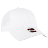 OTTO CAP 6 Panel Low Profile Mesh Back Trucker Hat OTTO 83 - 473 White OSFM - Adult Hats