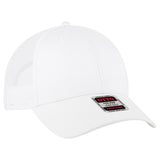 OTTO CAP 6 Panel Low Profile Mesh Back Trucker Hat OTTO 83 - 473 White Young Adult Hats