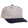OTTO CAP 6 Panel Mid Profile Baseball Cap OTTO 27 - 008 Nvy/Stn.Gry OSFM - Adult Hats