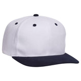 OTTO CAP 6 Panel Mid Profile Baseball Cap OTTO 27 - 008 Nvy/Wht OSFM - Adult Hats