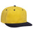 OTTO CAP 6 Panel Mid Profile Baseball Cap OTTO 27 - 008 Nvy/Yel OSFM - Adult Hats