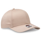 OTTO CAP 6 Panel Mid Profile Baseball Cap OTTO 27 - 079 Khaki OSFM - Adult Hats