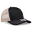 OTTO CAP 6 Panel Mid Profile Mesh Back Trucker Hat OTTO 112 - 1 Blk/Blk/Kha OSFM - Adult Hats