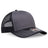 OTTO CAP 6 Panel Mid Profile Mesh Back Trucker Hat OTTO 112 - 1 Blk/Ch.Gry/Blk OSFM - Adult Hats