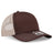 OTTO CAP 6 Panel Mid Profile Mesh Back Trucker Hat OTTO 112 - 1 Brn/Brn/Kha OSFM - Adult Hats