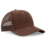 OTTO CAP 6 Panel Mid Profile Mesh Back Trucker Hat OTTO 112 - 1 Brown OSFM - Adult Hats