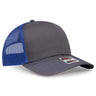 OTTO CAP 6 Panel Mid Profile Mesh Back Trucker Hat OTTO 112 - 1 Ch.Gry/Ch.Gry/Ryl OSFM - Adult Hats