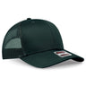 OTTO CAP 6 Panel Mid Profile Mesh Back Trucker Hat OTTO 112 - 1 Dk. Green OSFM - Adult Hats