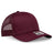 OTTO CAP 6 Panel Mid Profile Mesh Back Trucker Hat OTTO 112 - 1 Maroon OSFM - Adult Hats