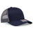 OTTO CAP 6 Panel Mid Profile Mesh Back Trucker Hat OTTO 112 - 1 Nvy/Nvy/Ch.Gry OSFM - Adult Hats