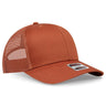 OTTO CAP 6 Panel Mid Profile Mesh Back Trucker Hat OTTO 112 - 1 Tx. Orange OSFM - Adult Hats