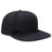 OTTO CAP 6 Panel Mid Profile Snapback Hat OTTO 125 - 1137 Black OSFM - Adult Hats
