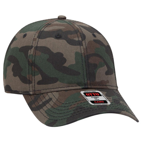 OTTO CAP Camouflage 6 Panel Low Profile Baseball Cap OTTO 78 - 353 Camo 004 OSFM - Adult Hats
