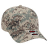 OTTO CAP Camouflage 6 Panel Low Profile Baseball Cap OTTO 78 - 353 Kha/Brn/Blk OSFM - Adult Hats