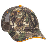 OTTO CAP Camouflage 6 Panel Low Profile Mesh Back Trucker Hat OTTO 106 - 752 Lt.Lod/Brn/Kly OSFM - Adult Hats