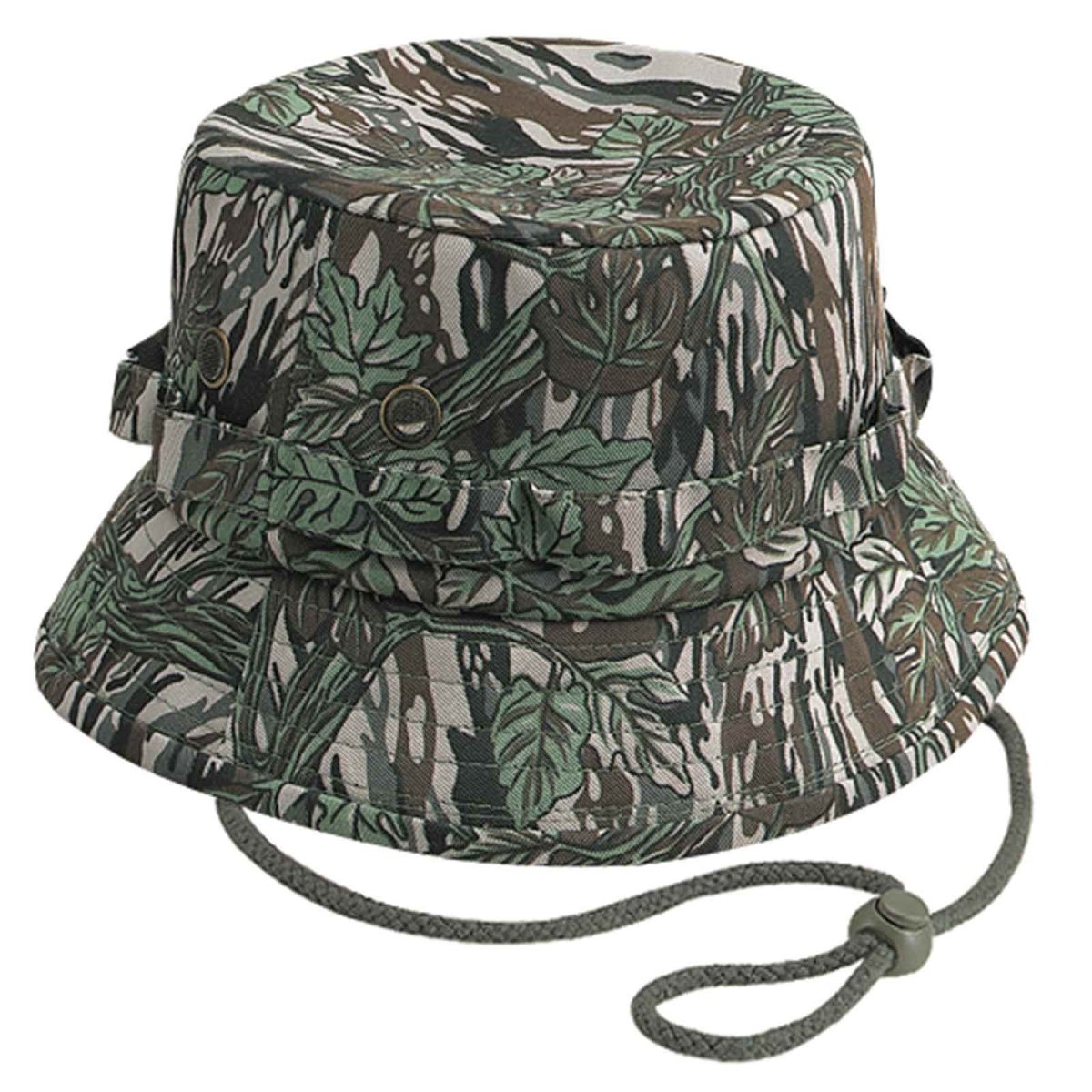 OTTO CAP Camouflage Bucket Hat OTTO 43 - 045 Gry/Dk.Grn M Hats