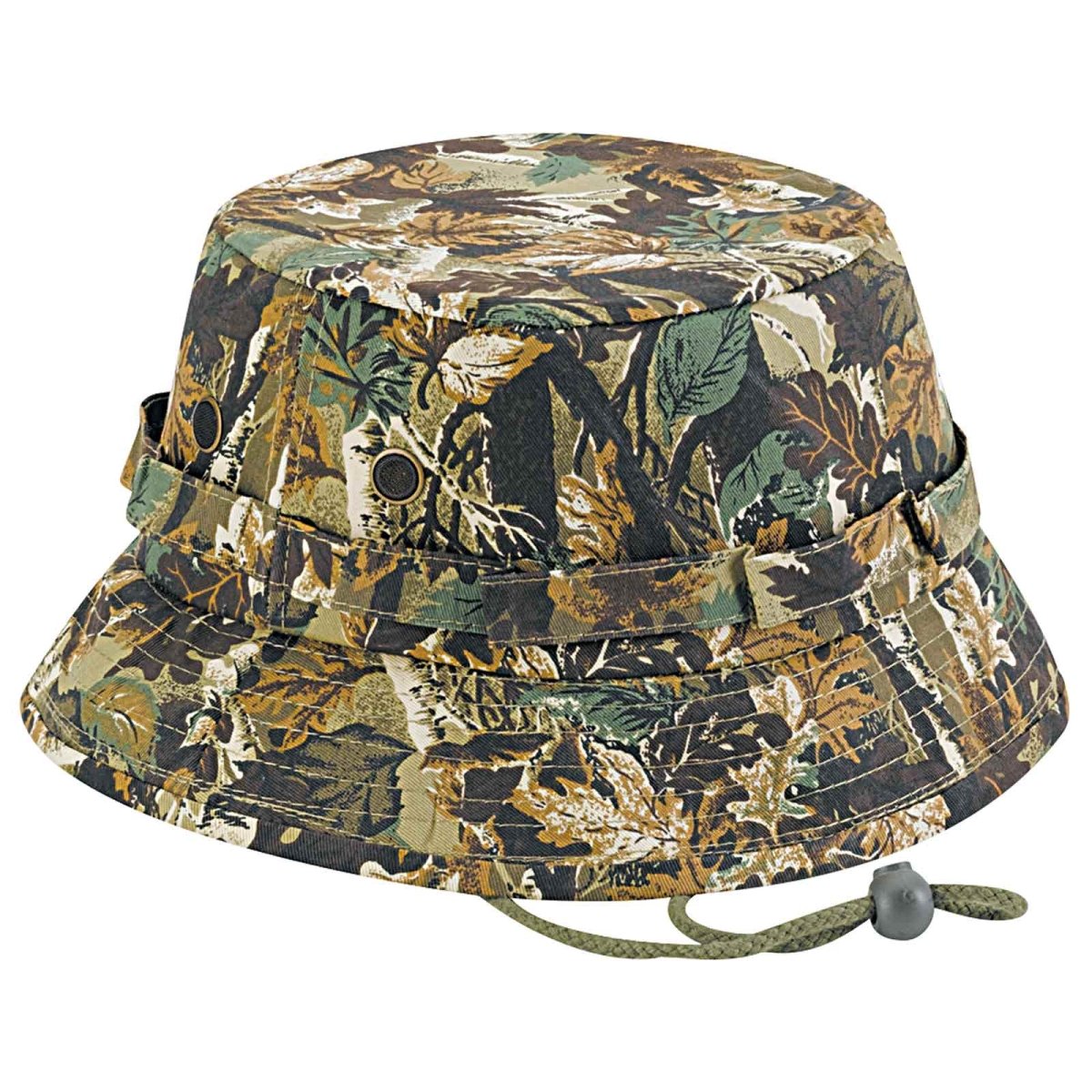 OTTO CAP Camouflage Bucket Hat OTTO 43 - 045 Lt.Lod/Brn/Kly M Hats