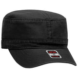 OTTO CAP Military Hat OTTO 109 - 791 Black OSFM - Adult Hats