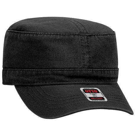 OTTO CAP Military Hat OTTO 109 - 791 Black OSFM - Adult Hats