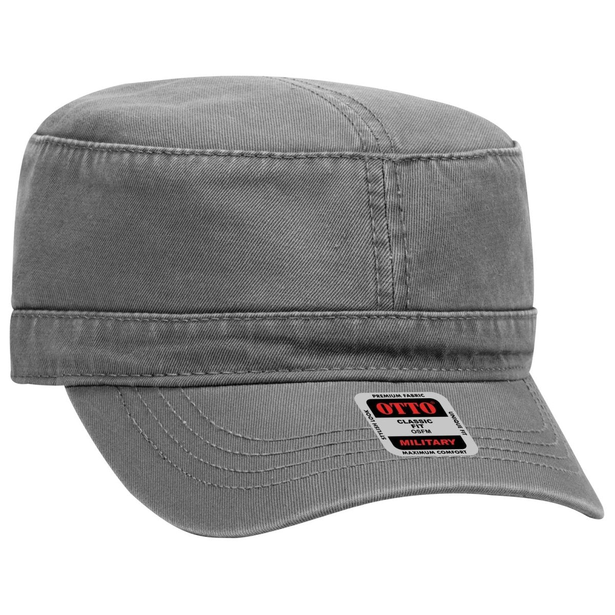 OTTO CAP Military Hat OTTO 109 - 791 Char. Gray OSFM - Adult Hats