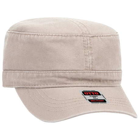 OTTO CAP Military Hat OTTO 109 - 791 Khaki OSFM - Adult Hats