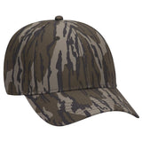 OTTO CAP Mossy Oak Camouflage 6 Panel Low Profile Baseball Cap OTTO 171 - 1295 Bottomland OSFM - Adult Hats