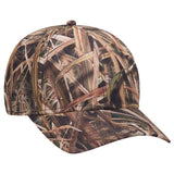 OTTO CAP Mossy Oak Camouflage 6 Panel Low Profile Baseball Cap OTTO 171 - 1295 Shadow Grass Blades OSFM - Adult Hats