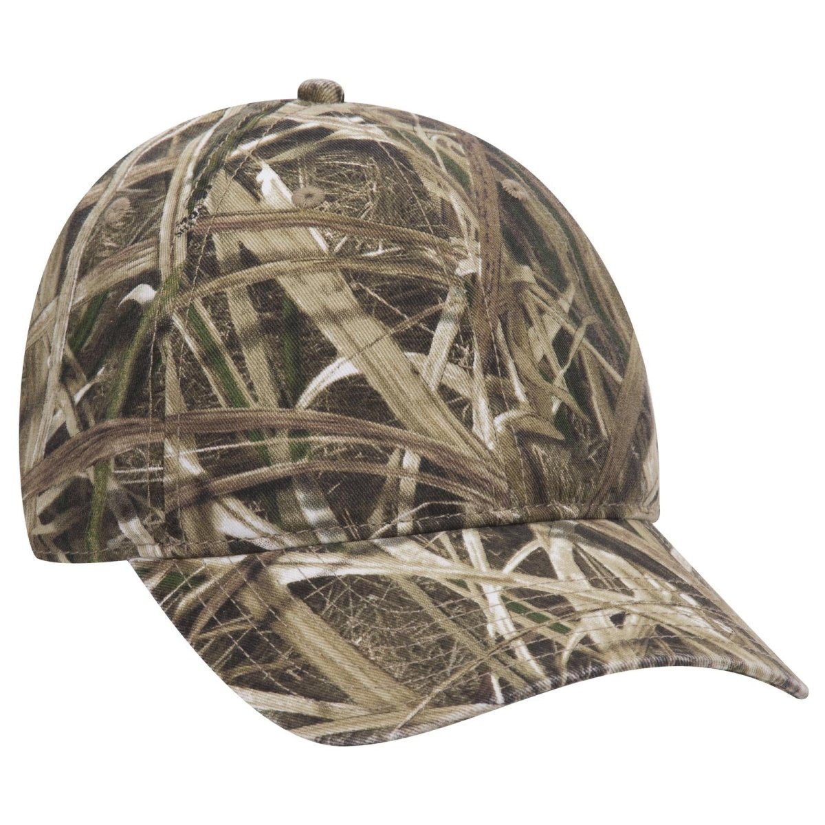OTTO CAP Mossy Oak Camouflage 6 Panel Low Profile Dad Hat OTTO 171 - 1296 Shadow Grass Blades OSFM - Adult Hats