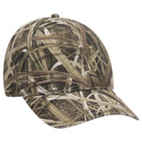 OTTO CAP Mossy Oak Camouflage 6 Panel Low Profile Dad Hat OTTO 171 - 1296 Shadow Grass Blades OSFM - Adult Hats