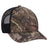 OTTO CAP Mossy Oak Camouflage 6 Panel Low Profile Mesh Back Trucker Hat OTTO 171 - 1293 Break Up Country/Blk OSFM - Adult Hats