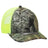 OTTO CAP Mossy Oak Camouflage 6 Panel Low Profile Mesh Back Trucker Hat OTTO 171 - 1293 Mountain Country Range/N.Ylw OSFM - Adult Hats