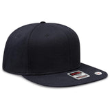 OTTO CAP "OTTO COMFY FIT" 6 Panel Pro Style Snapback Hat OTTO 125 - 1323 Black OSFM - Adult Hats