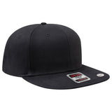 OTTO CAP "OTTO COMFY FIT" 6 Panel Pro Style Snapback Hat OTTO 148 - 1228 Black OSFM - Adult Hats