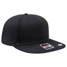 OTTO CAP "OTTO COMFY FIT" 6 Panel Pro Style Snapback Hat OTTO 148 - 1228 Black OSFM - Adult Hats