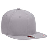 OTTO CAP "OTTO COMFY FIT" 6 Panel Pro Style Snapback Hat OTTO 148 - 1228 Gray OSFM - Adult Hats