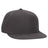 OTTO CAP "OTTO FIT" 6 Panel Mid Profile Flat Visor Baseball Cap OTTO 123 - 969 Char. Gray 7 Visors