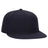 OTTO CAP "OTTO FIT" 6 Panel Mid Profile Flat Visor Baseball Cap OTTO 123 - 969 Navy 7 Visors