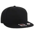 OTTO CAP “OTTO FIT” 6 Panel Pro Style Fitted Cap OTTO 5950 - 1 Black 7 3/8 Hats
