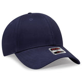 OTTO CAP "OTTO FLEX" Fitted 6 Panel Low Profile Baseball Cap OTTO 11 - 1167 Navy S/M Hats