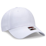 OTTO CAP "OTTO FLEX" Fitted 6 Panel Low Profile Baseball Cap OTTO 11 - 1167 White S/M Hats