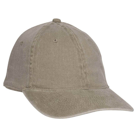 OTTO CAP "OTTO FLEX" Fitted 6 Panel Low Profile Dad Hat OTTO 10 - 271 Khaki S/M Hats