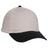 OTTO CAP "OTTO FLEX" Fitted 6 Panel Low Profile Dad Hat OTTO 10 - 275 Blk/Stn.Gry S/M Hats